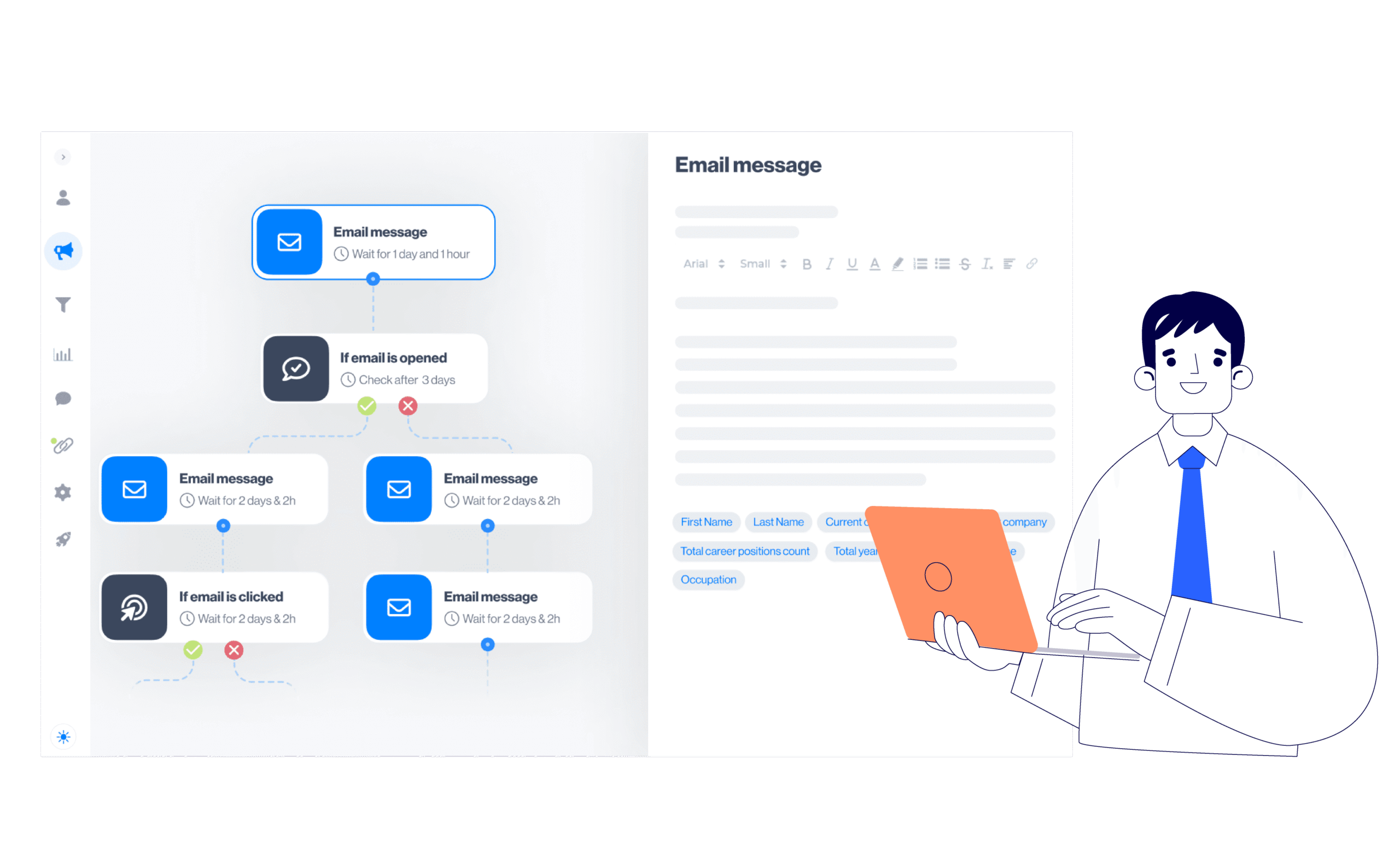 Email automated messages